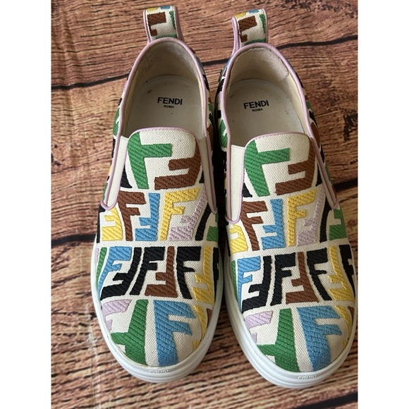 Fendi FF Multicolored Sneakers - Women Euro‎ 37